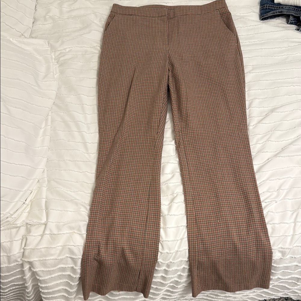 Vince Camuto Brown Wide Leg Pants with Timeless Design